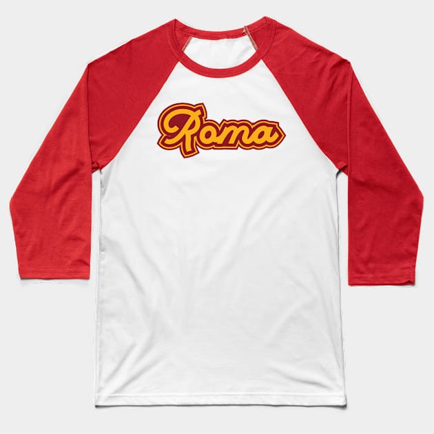 roma Baseball T-Shirt by lounesartdessin